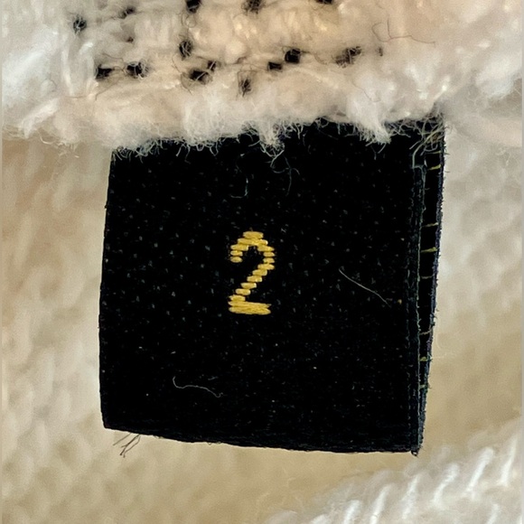 Rare EUC THE KOOPLES Sport Cotton Sweatshirt W/Metal Rings & Grommets 2(M) White - Picture 4 of 16